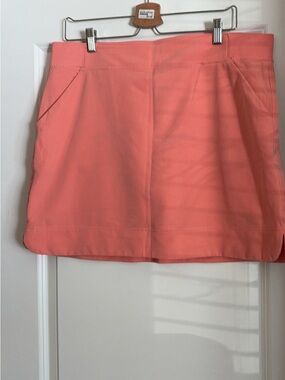 Coral Pink Active Skort